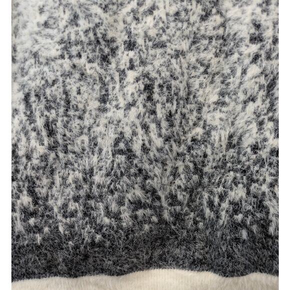 New Venario Long Cardigan Sweater Duster XXL White Gray Ombre Open Front Soft - Picture 10 of 12